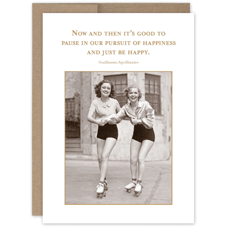 Pursuit of Happiness Birthday Card SM631 - White Farmhouse Flowers