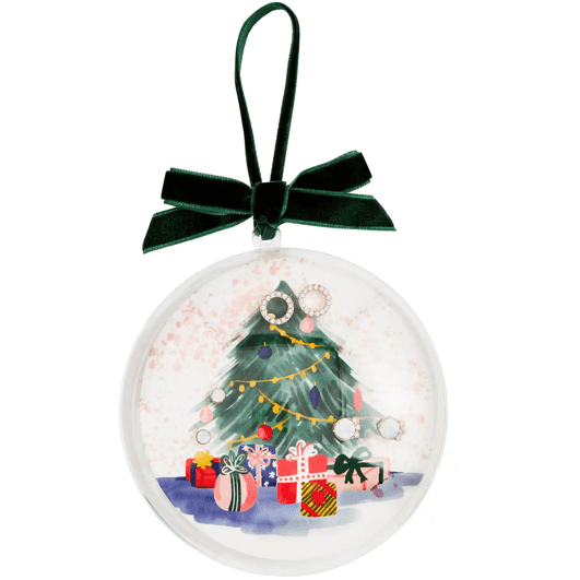 Tree Holiday Ornament Earrings.