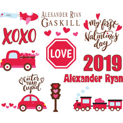 Baby's 1st Valentine's Day Baby Blanket