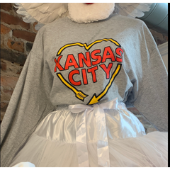 Western Auto Chiefs Long Sleeve T Shirt Gray.