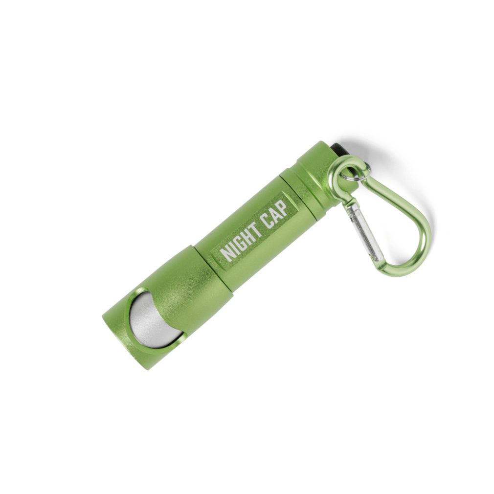 2-in-1 Flashlight and Bottle Opener - White Farmhouse Flowers