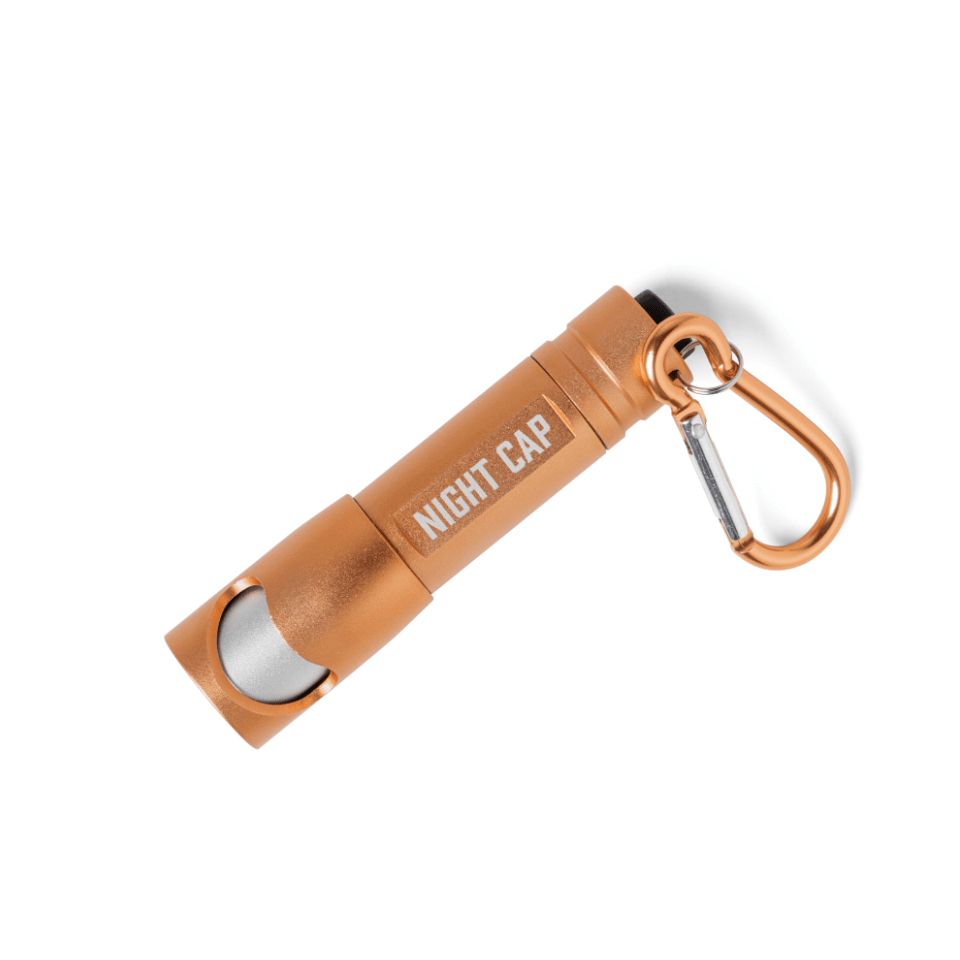 2-in-1 Flashlight and Bottle Opener - White Farmhouse Flowers