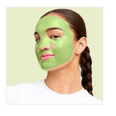 Suggestion


Woman wearing a green facial mask on a light green background