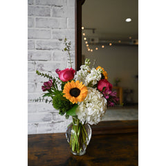Beautiful Blooms Bouquet with Vase