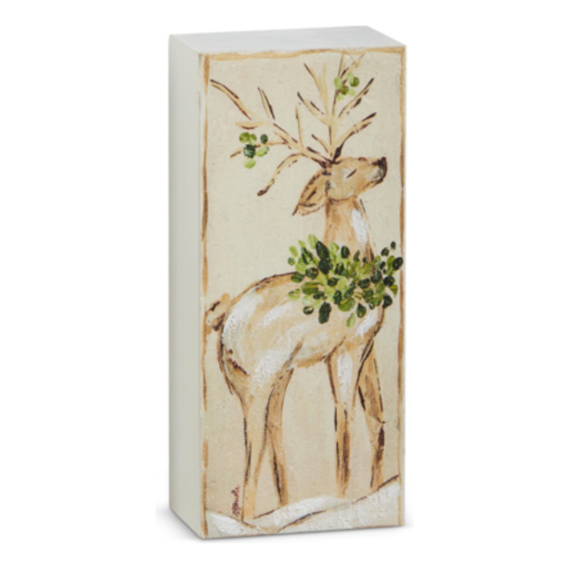 Deer Block with Antlers 