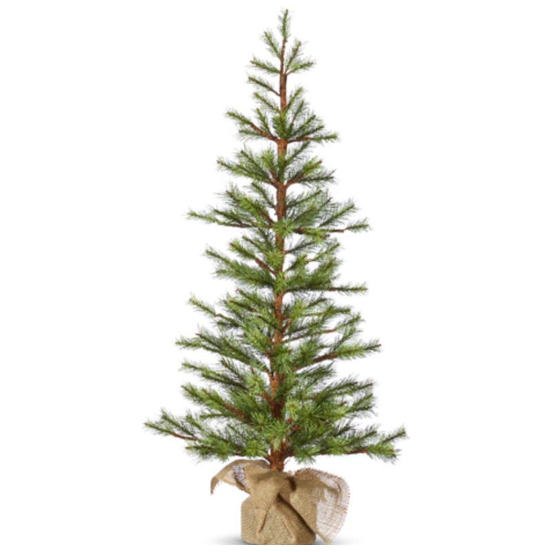 3'  Slim Pine Tree in Bag 