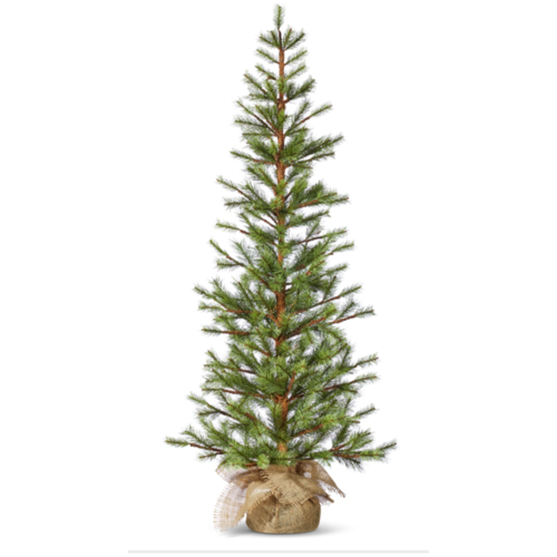 4' Slim Pine Tree in Bag.