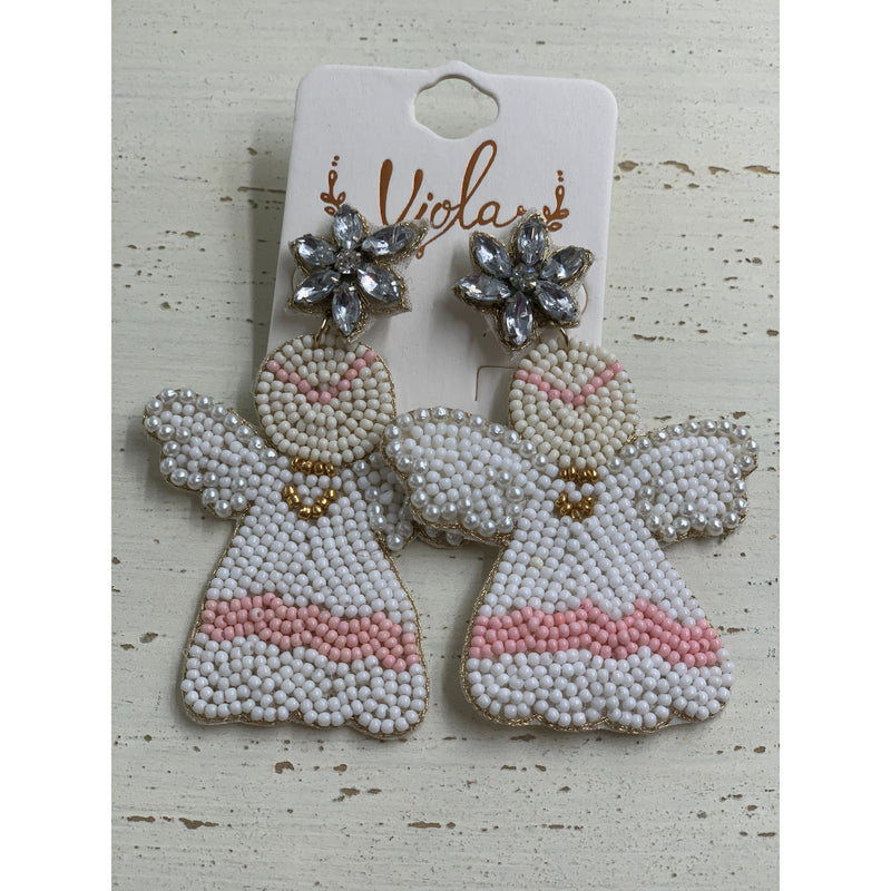 Angel Beaded Earrings