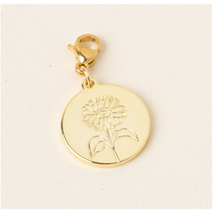 Birth Flower Charm April