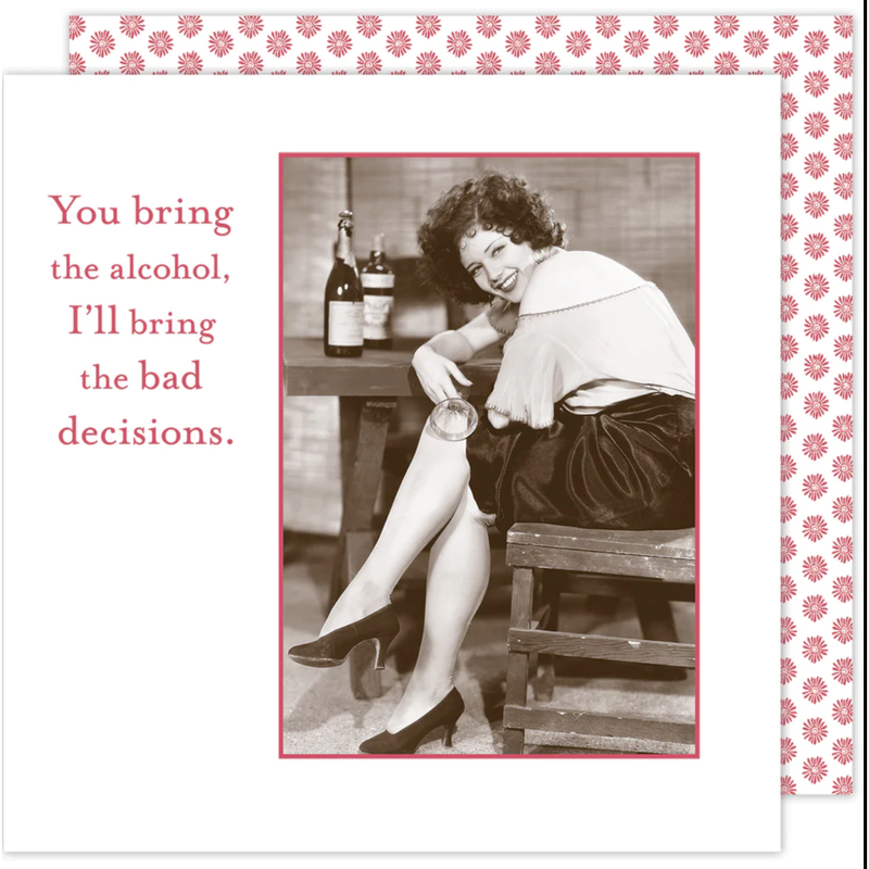 Bad Decisions Cocktail Napkins