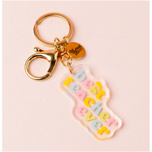 Best Teacher Ever Acrylic Keychain