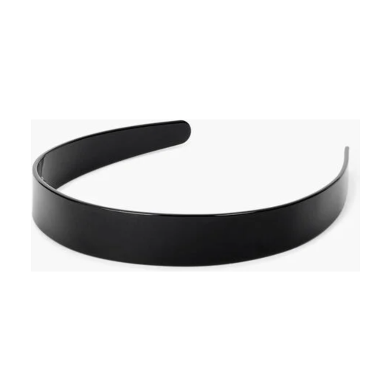 Black Paige Wide Headband
