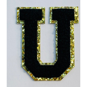 Letter U in Black