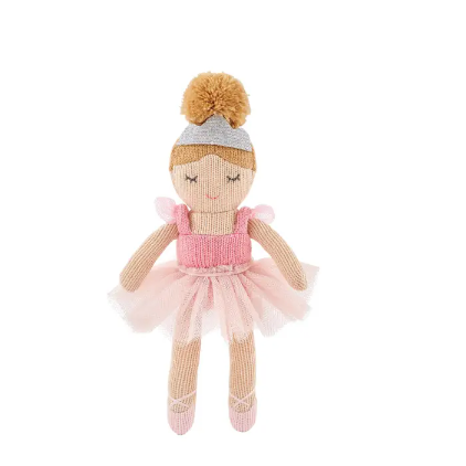 Blonde Princess Knit Rattle