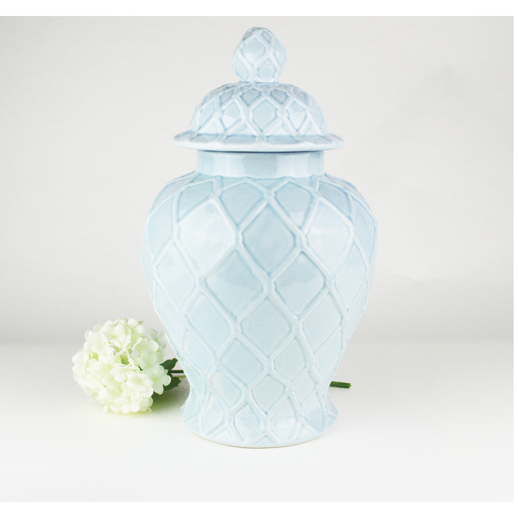 Blue Extra Large Ginger Jar