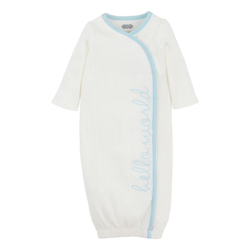 Blue Hello World Gown