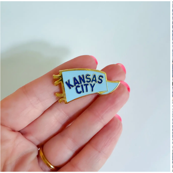 Blue and Gold Pennant