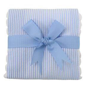 Blue  Lamb Fancy Fabric Burp Cloth