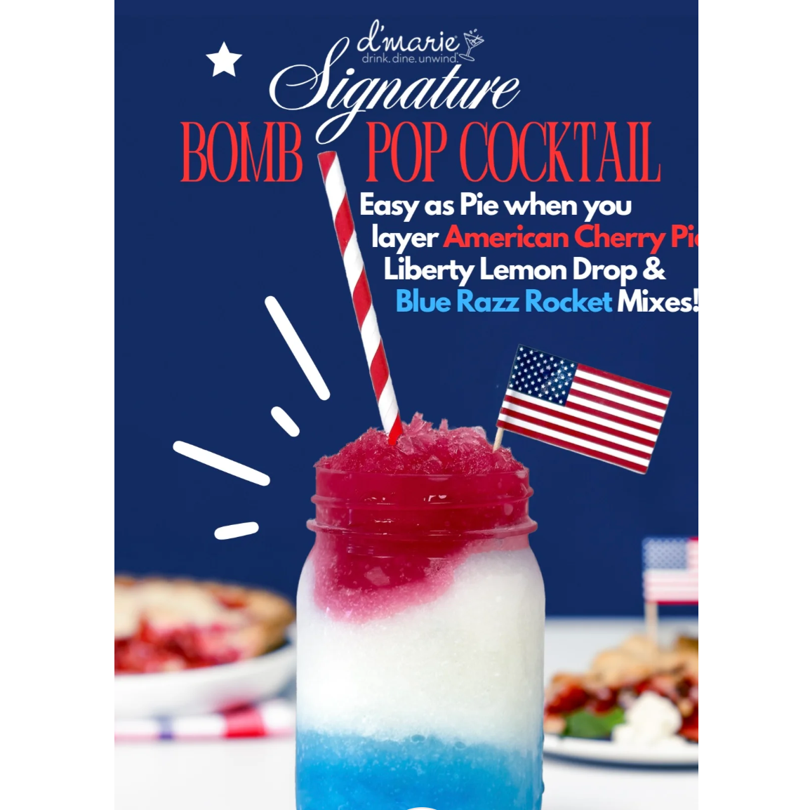 Bomb Pop Cocktail