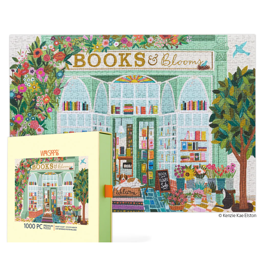 Books and Blooms Puzzle