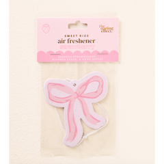 Bow Pink Car Air Freshener