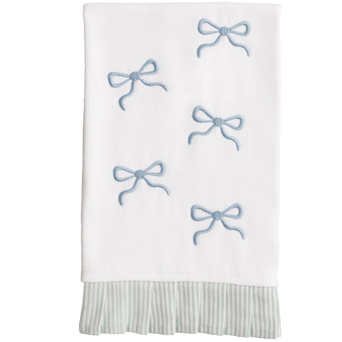 Bow Pleated Edge Towel
