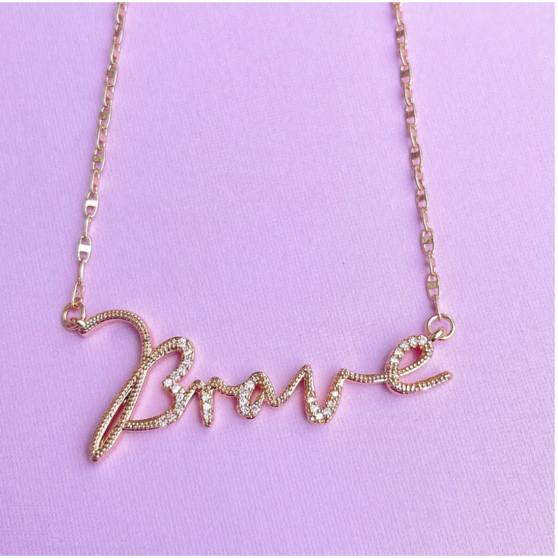 Brave Necklace in Gold