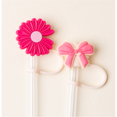 Bubblegum Straw Topper Set 