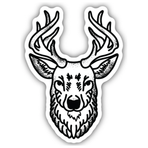 Buck Head Sticker