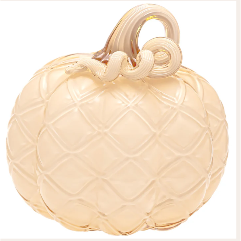 Butter Diamond Glass Pumpkin