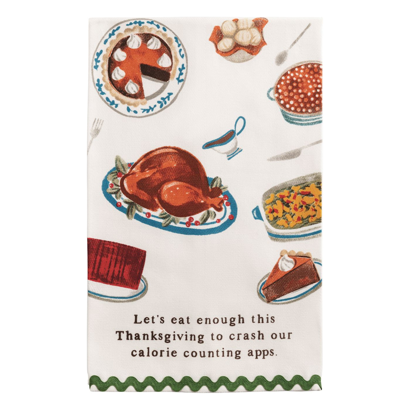 Calorie Counting Tea Towel