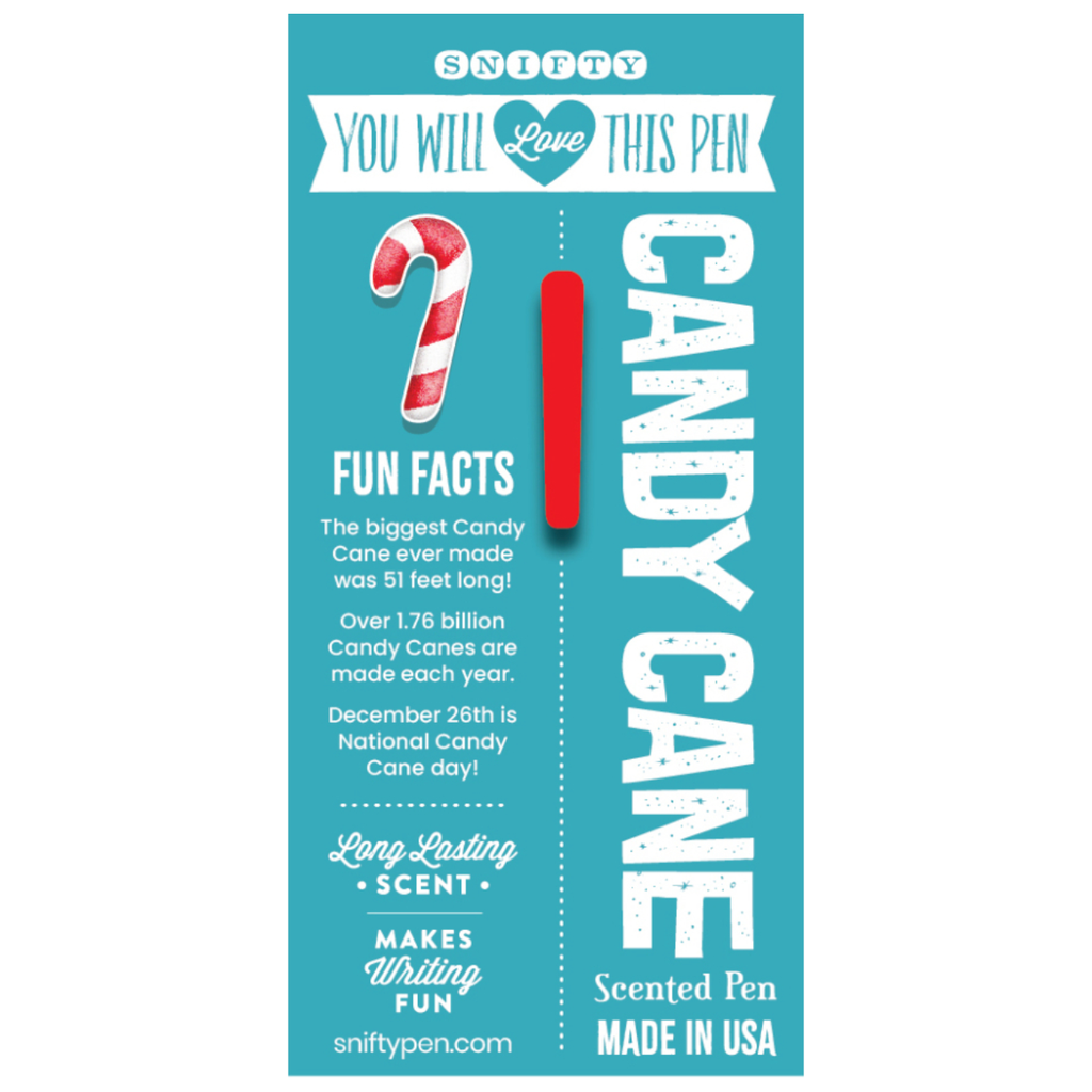 Candy Cane Pen-Back