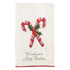 Candy Cane Tea Towel 