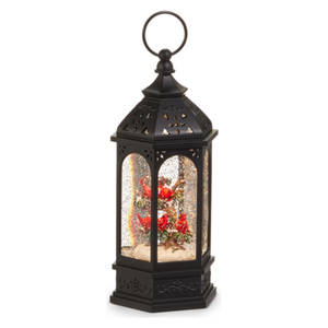 Cardinal Lighted Water Lantern