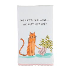  Cat's In Charge Ric-Rac Towel