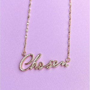 Chosen Necklace in Gold