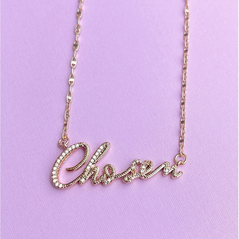 Chosen Necklace in Gold