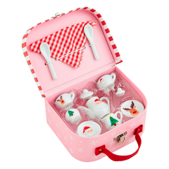 Christmas Tea Suitcase Set