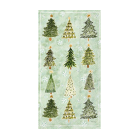 Christmas Tree Pattern Guest Towels 