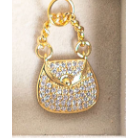 Classy Bag Scarf Charm 