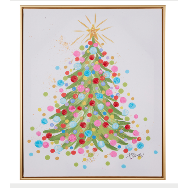 Confetti Tree Framed Wall Art