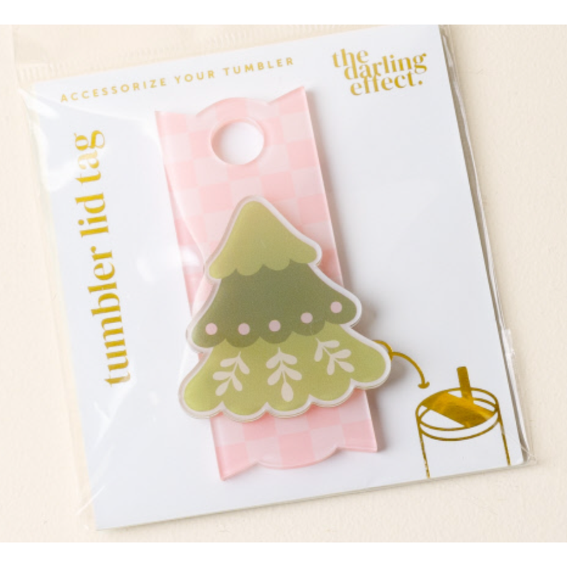 Countryside Christmas Tumbler Lid Tag 