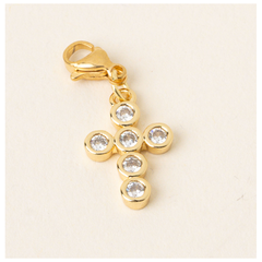 Cross Gold Charm 