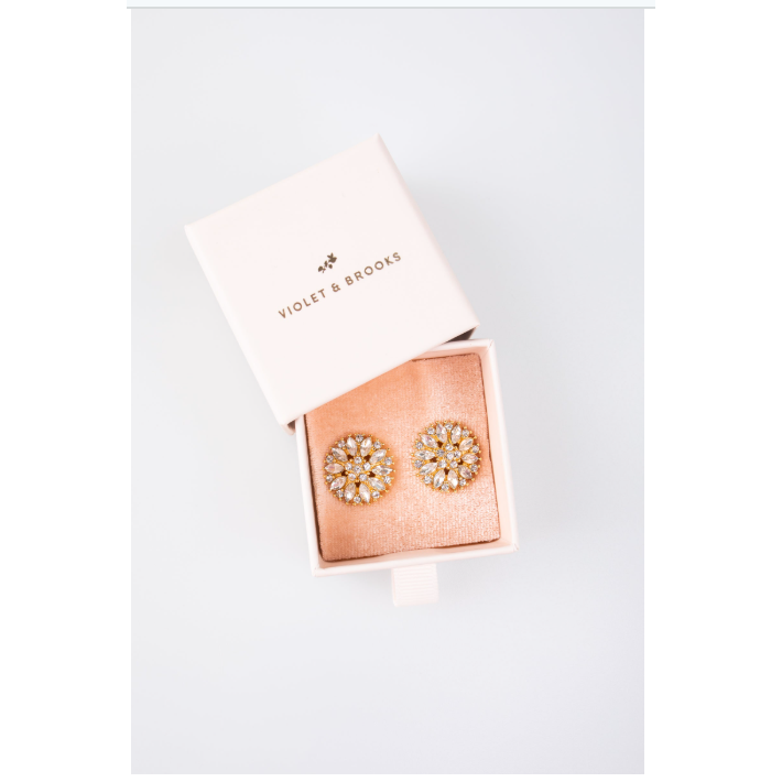 Crystal Glam Post Earring 