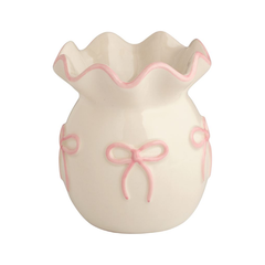 Dainty Bow Ruffle Bud Vase
