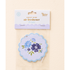 Dainty Floral Navy Car Air Freshener