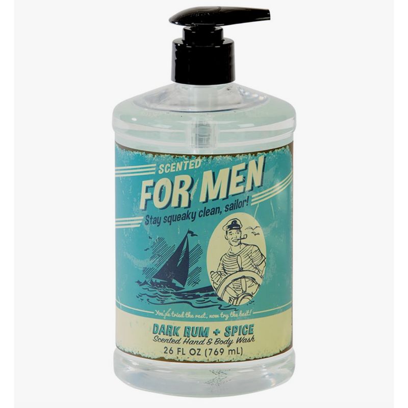 Dark Rum and Spice Hand/Body Wash.
