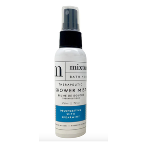 Decongesting with Spearmint Aromatherapy Shower Mist 