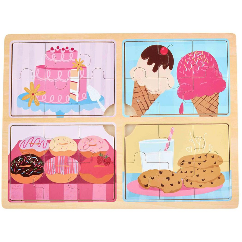 Dessert 4 in 1 Puzzle