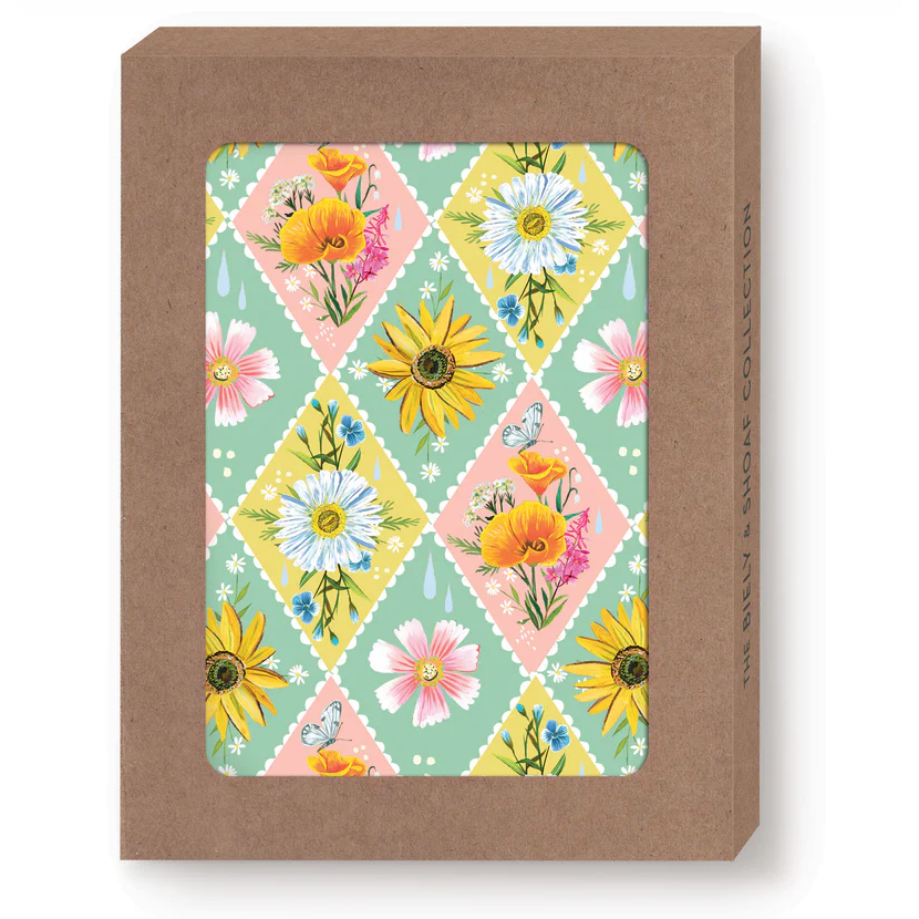 Diamond Pattern Notecard Set